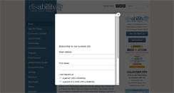 Desktop Screenshot of disabilitysa.org